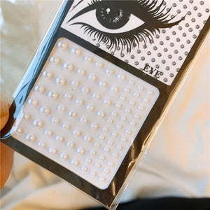 Eye And Face Decoration Patch Makeup Sticker Pearl Veneer Eye Makeup