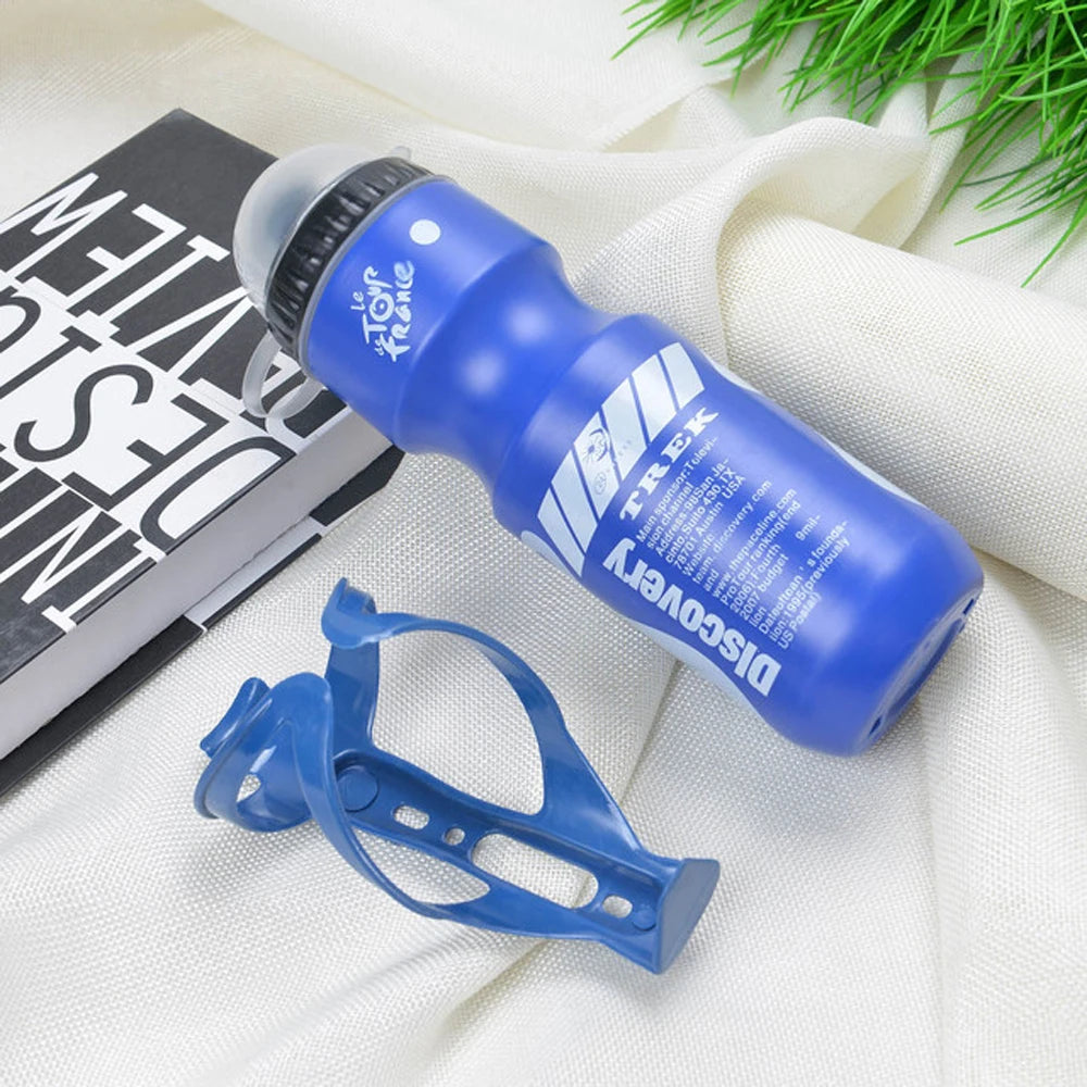 750ml Bicycle Waterbottle with Bottle Holder Bike Accessory.