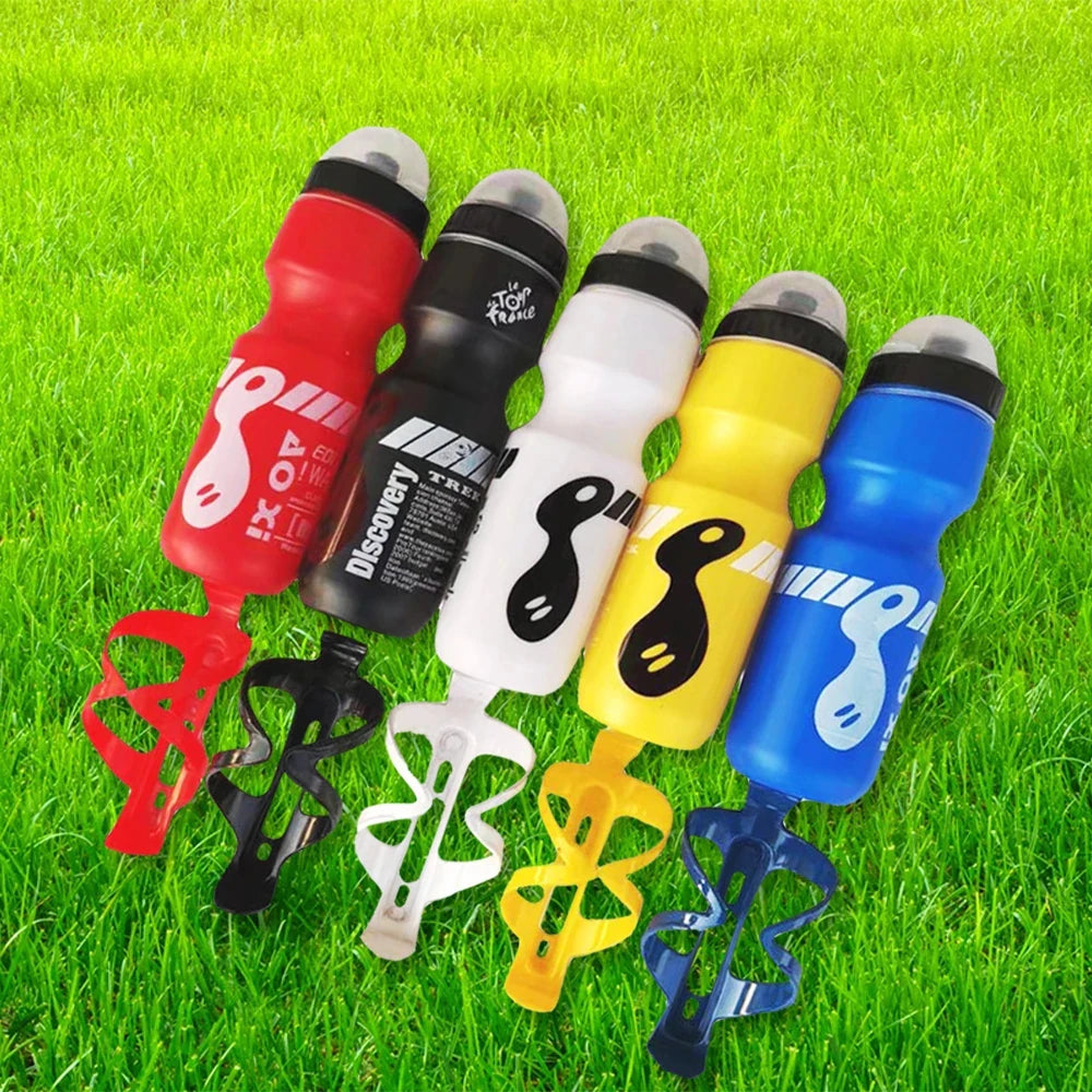 750ml Bicycle Waterbottle with Bottle Holder Bike Accessory.