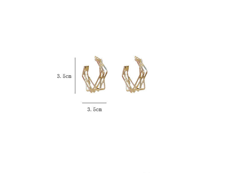 Frosty Personality Earrings Trendy Earrings Women