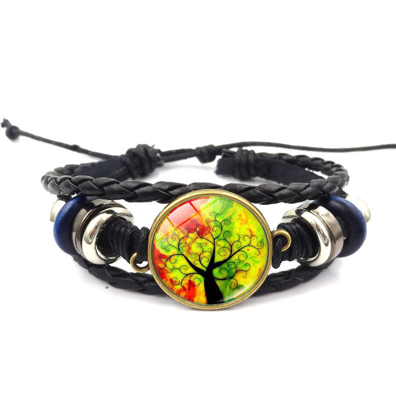 Tree of Life Bracelet Handmade Jewelry Multilayer Braided Bracelets