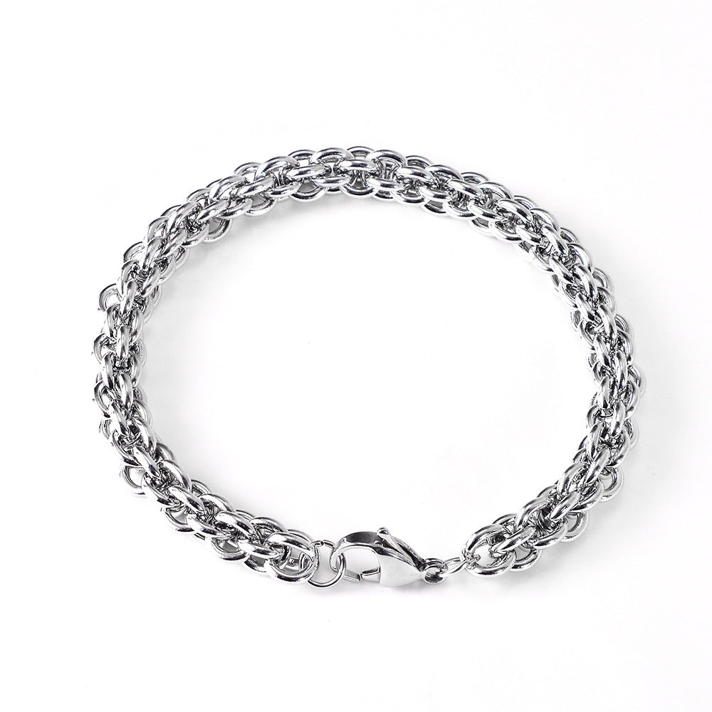 European And American Titanium Steel Men's Bracelet