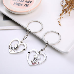 Couple Keychain Cupid Key Pendant Hot-selling Small Gift