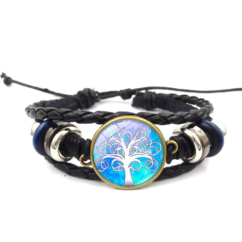 Tree of Life Bracelet Handmade Jewelry Multilayer Braided Bracelets