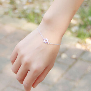 Six-pointed star bracelet