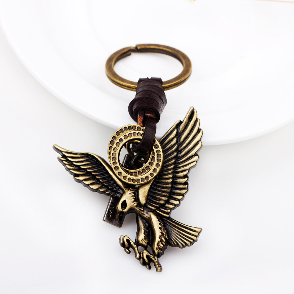 Fashion Eagle Wings Metal Keychain