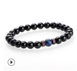 Accessories Men's Bracelets Natural Moonstone Beads Tibetan Buddha Bracelet Lava Stone Diffuser Bracelet