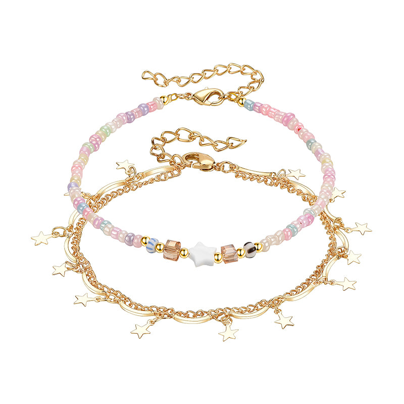 New Sweet And Exaggerated Retro Anklet For Women