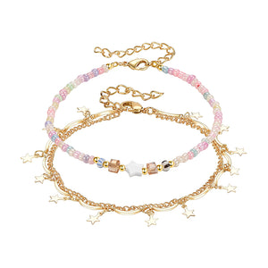 New Sweet And Exaggerated Retro Anklet For Women