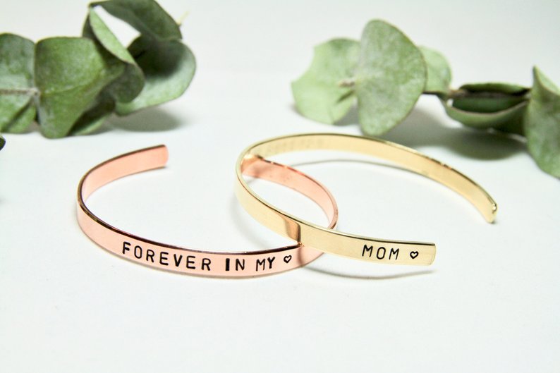 4MM C-shaped ladies bracelet with lettering