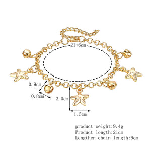 New Sweet And Exaggerated Retro Anklet For Women