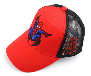 Anime Disney Marvel Frozen Cartoon Children Hat Boys Girls Travel Hat Spider-Man