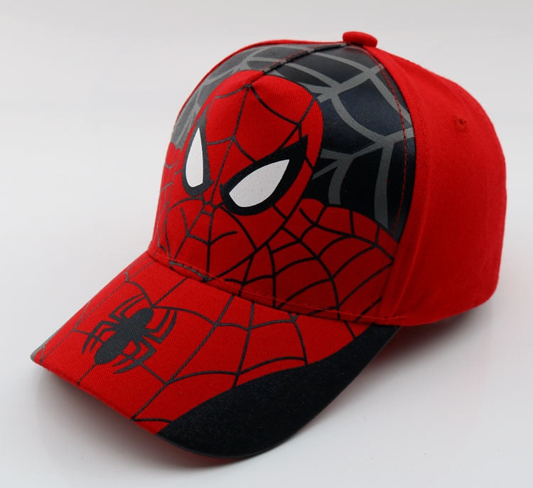 Anime Disney Marvel Frozen Cartoon Children Hat Boys Girls Travel Hat Spider-Man