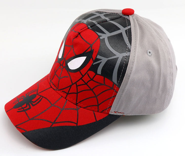 Anime Disney Marvel Frozen Cartoon Children Hat Boys Girls Travel Hat Spider-Man