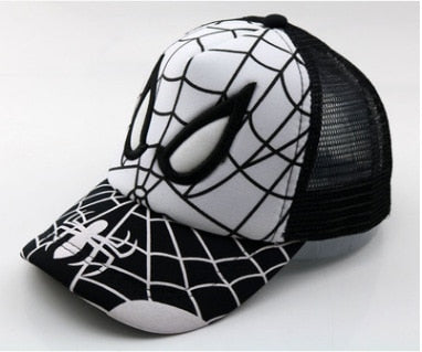 Anime Disney Marvel Frozen Cartoon Children Hat Boys Girls Travel Hat Spider-Man