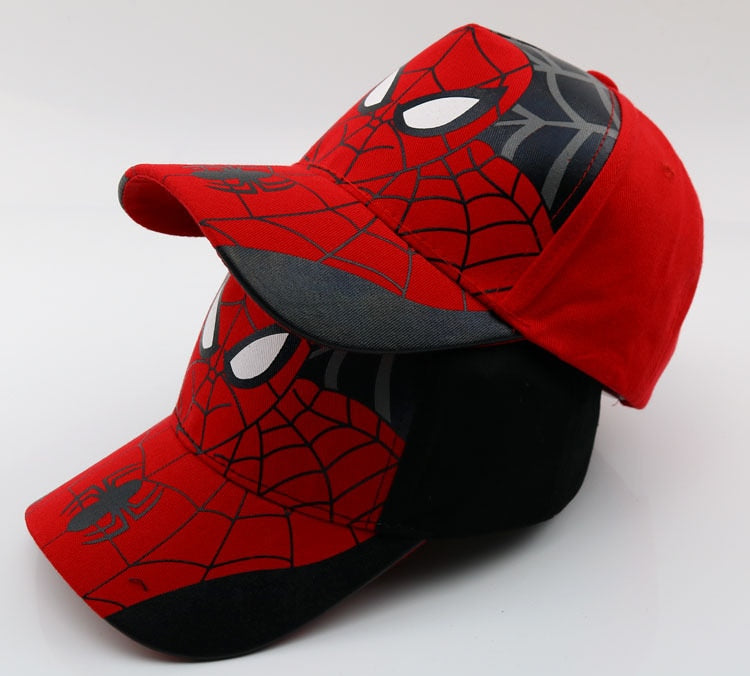 Anime Disney Marvel Frozen Cartoon Children Hat Boys Girls Travel Hat Spider-Man