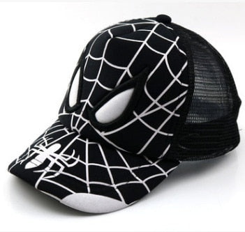 Anime Disney Marvel Frozen Cartoon Children Hat Boys Girls Travel Hat Spider-Man