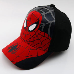 Anime Disney Marvel Frozen Cartoon Children Hat Boys Girls Travel Hat Spider-Man