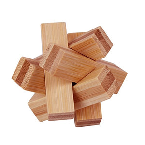 Kids Bamboo Kong Ming Luban Lock Children