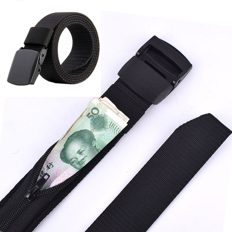 Travel Cash Anti Pack Men Secret Hiding Belt 119cm