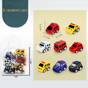 6pcs Mini Pull Back Car Toys