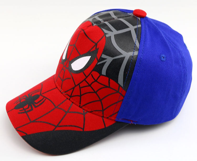 Anime Disney Marvel Frozen Cartoon Children Hat Boys Girls Travel Hat Spider-Man