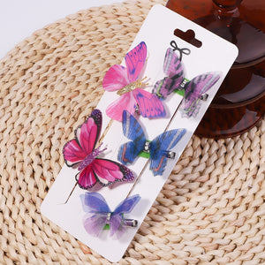 Butterfly Hair Clips for Girls Kids