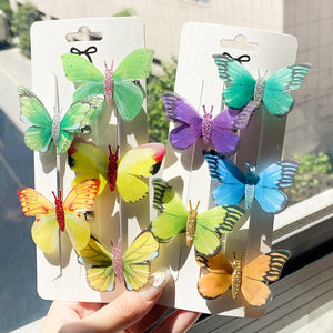 Butterfly Hair Clips for Girls Kids