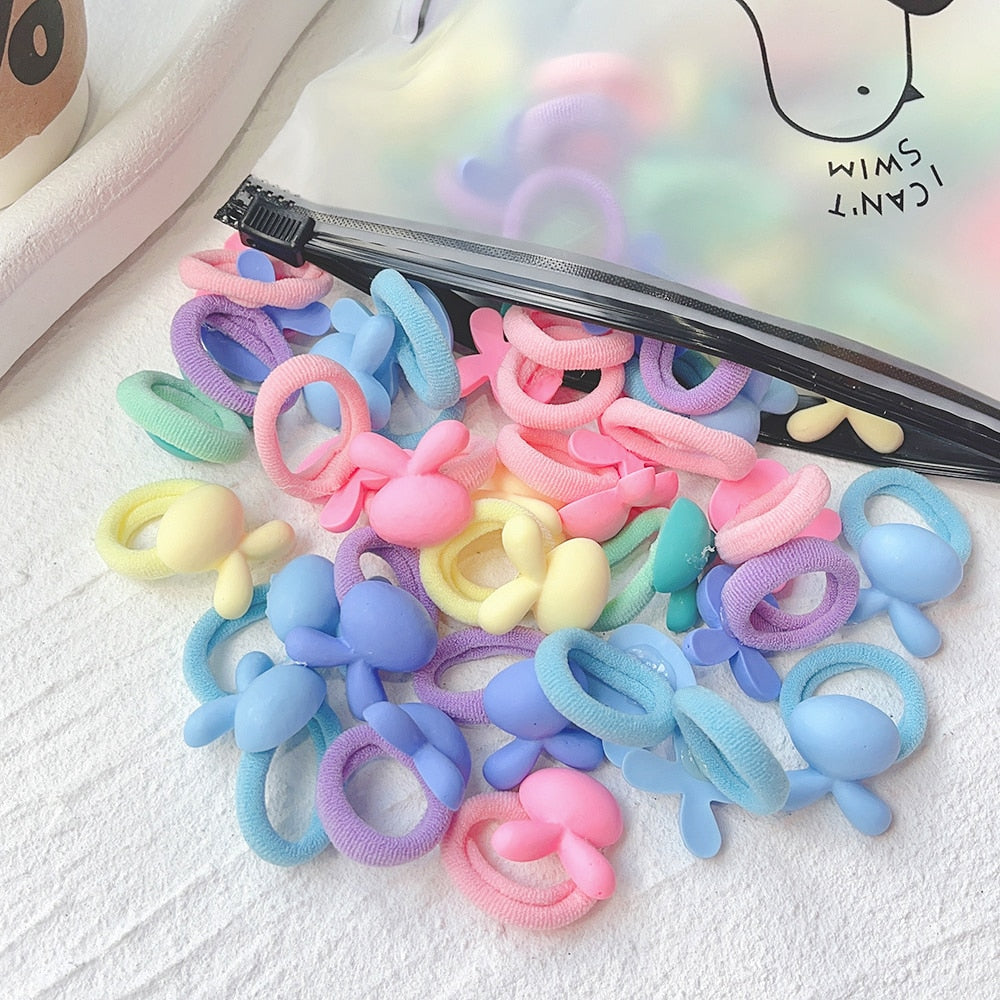 Cute Bowknot Headbands Girls Elastic Hair Band