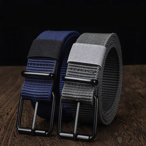 Men Belts Army Military Canvas Nylon Webbing Tactical Belt