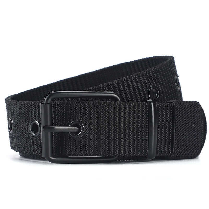 Men Belts Army Military Canvas Nylon Webbing Tactical Belt