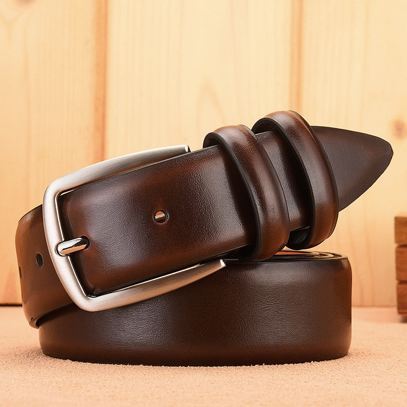 Belt Male Fashion Men Luxury Designer Cowskin Belts