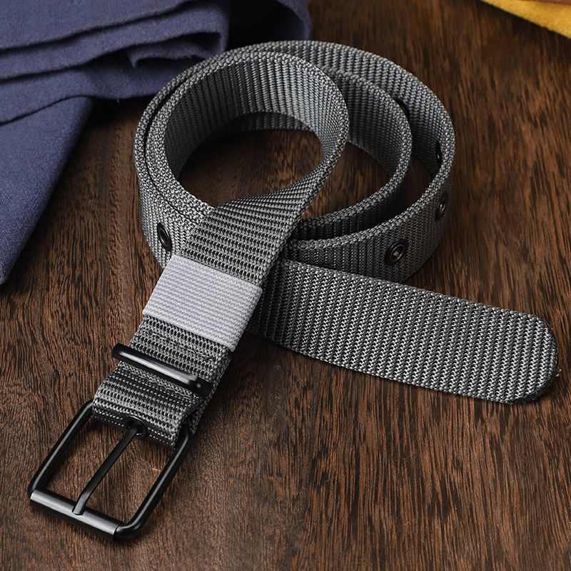 Men Belts Army Military Canvas Nylon Webbing Tactical Belt