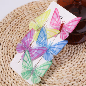 Butterfly Hair Clips for Girls Kids