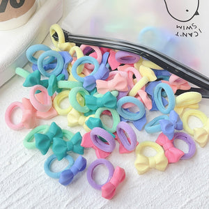 Cute Bowknot Headbands Girls Elastic Hair Band