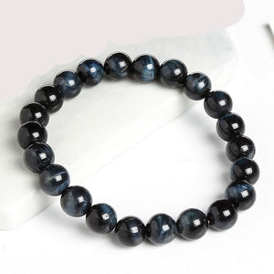 High-Quality Blue Tiger Eye Buddha Bracelets for Women and Men