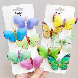 Butterfly Hair Clips for Girls Kids