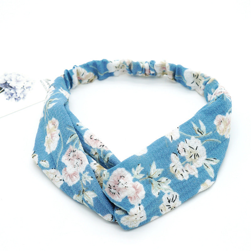 Korean Hair Accessories Cross Washing Face Hair Band