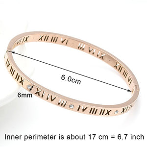 Crystal Bracelets for Women Fashion Bangle Bracelet Titanium Love Pulseiras Stainless Steel Bangles Feminina Jewelry