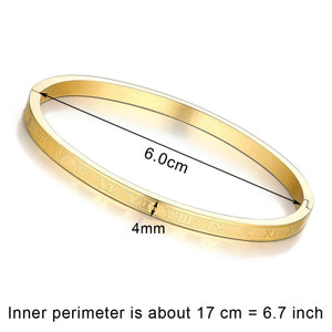 Crystal Bracelets for Women Fashion Bangle Bracelet Titanium Love Pulseiras Stainless Steel Bangles Feminina Jewelry