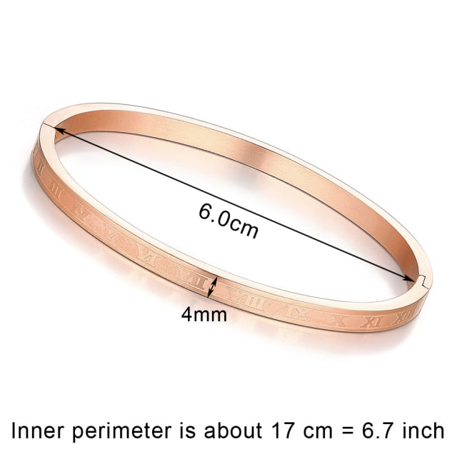 Crystal Bracelets for Women Fashion Bangle Bracelet Titanium Love Pulseiras Stainless Steel Bangles Feminina Jewelry