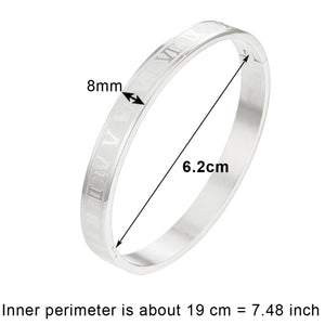 Crystal Bracelets for Women Fashion Bangle Bracelet Titanium Love Pulseiras Stainless Steel Bangles Feminina Jewelry