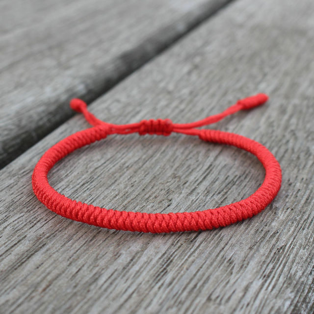 Red String Bracelet Men's Women Handmade Adjustable