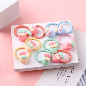 10PCS/Set Cute Cartoon Animals Hair bands Girls