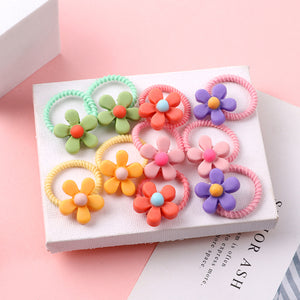 10PCS/Set Cute Cartoon Animals Hair bands Girls