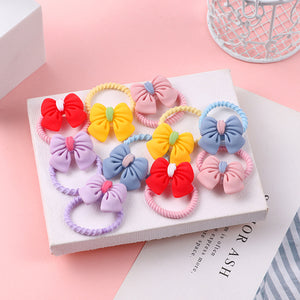 10PCS/Set Cute Cartoon Animals Hair bands Girls